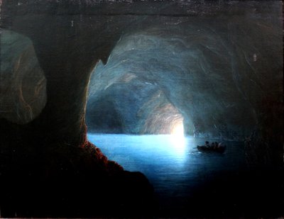 A gruta azul em Capri de Carl Friedrich Seiffert